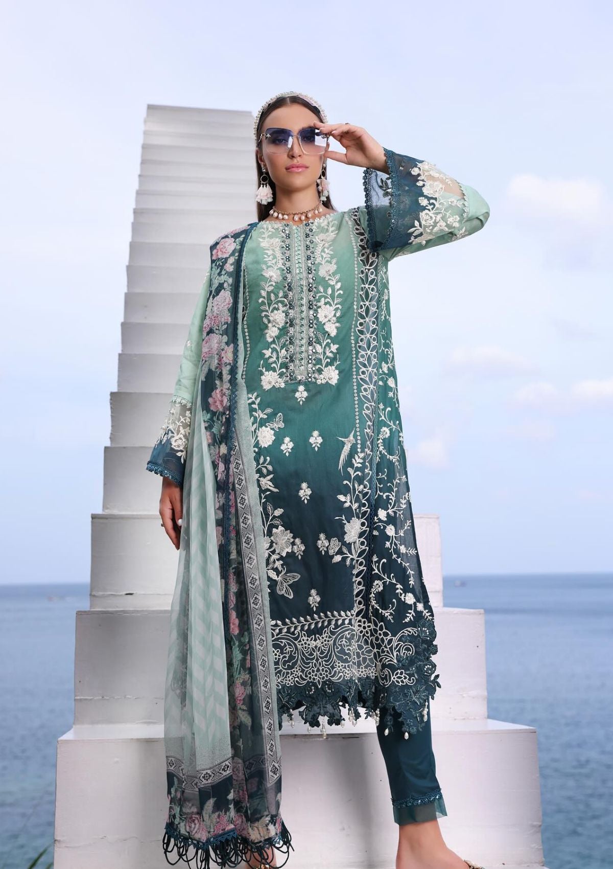 Noor by Saadia Asad Luxe Printkari'24 D-02A - Mohsin Saeed Fabrics