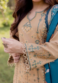 Peridot Emb Khaddaar'23 D-424-B - Mohsin Saeed Fabrics