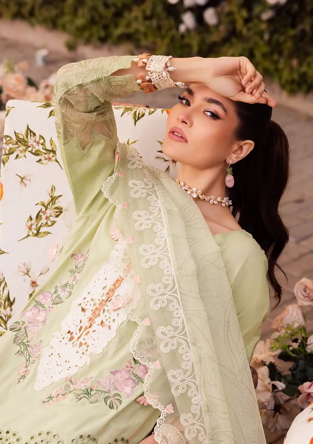 Sardinia Roman Holiday Lawn'24 SR-204 FAUNA - Mohsin Saeed Fabrics