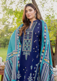 Peridot Emb Khaddaar'23 D-425-A - Mohsin Saeed Fabrics