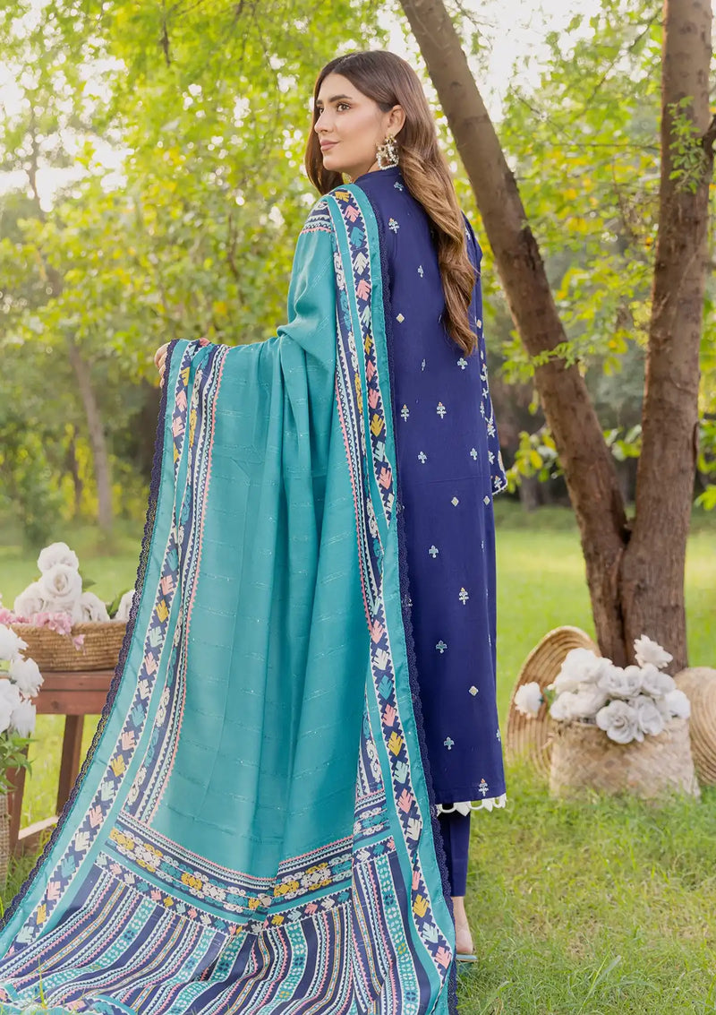 Peridot Emb Khaddaar'23 D-425-A - Mohsin Saeed Fabrics