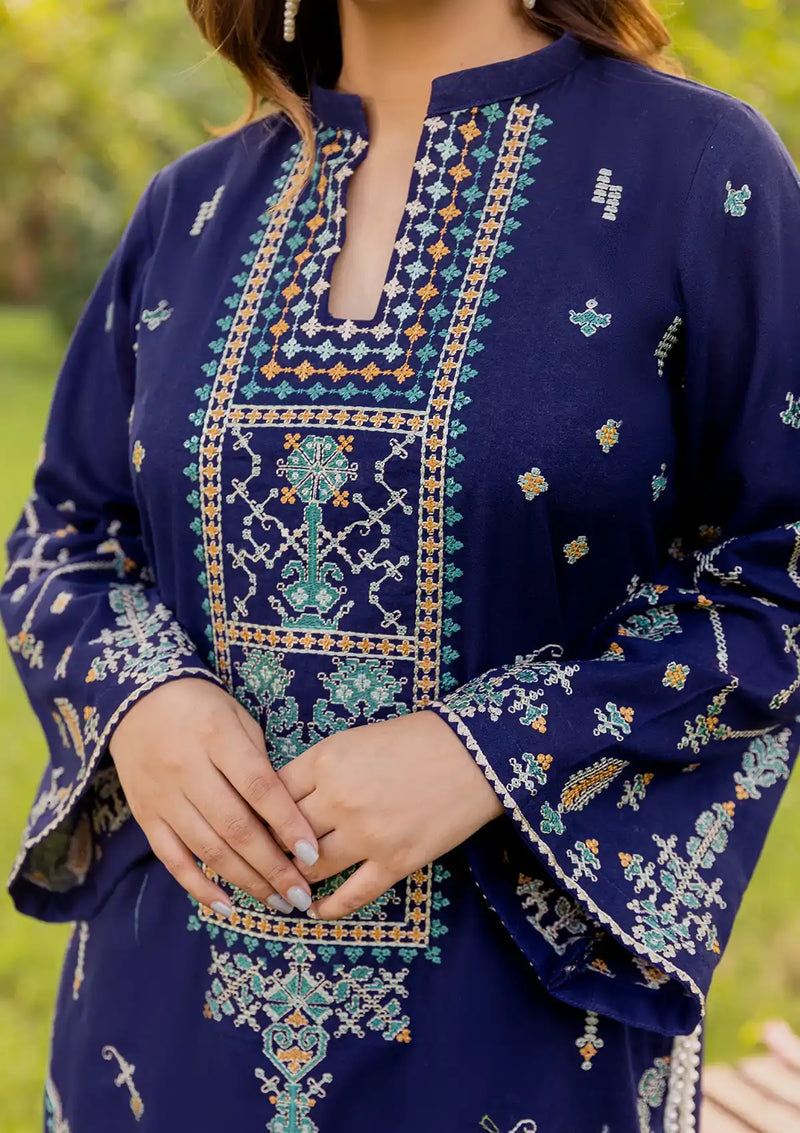 Peridot Emb Khaddaar'23 D-425-A - Mohsin Saeed Fabrics