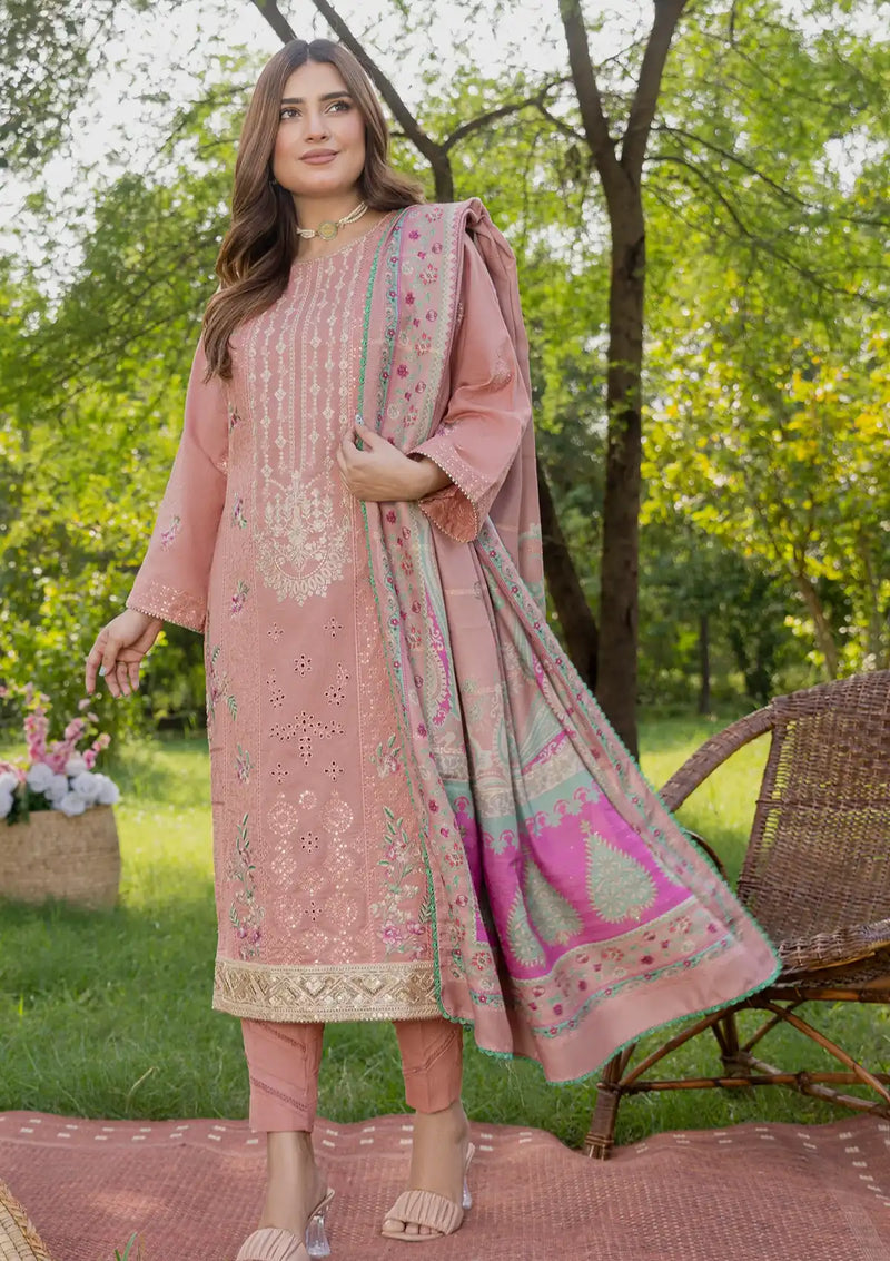 Peridot Emb Khaddaar'23 D-426-B - Mohsin Saeed Fabrics