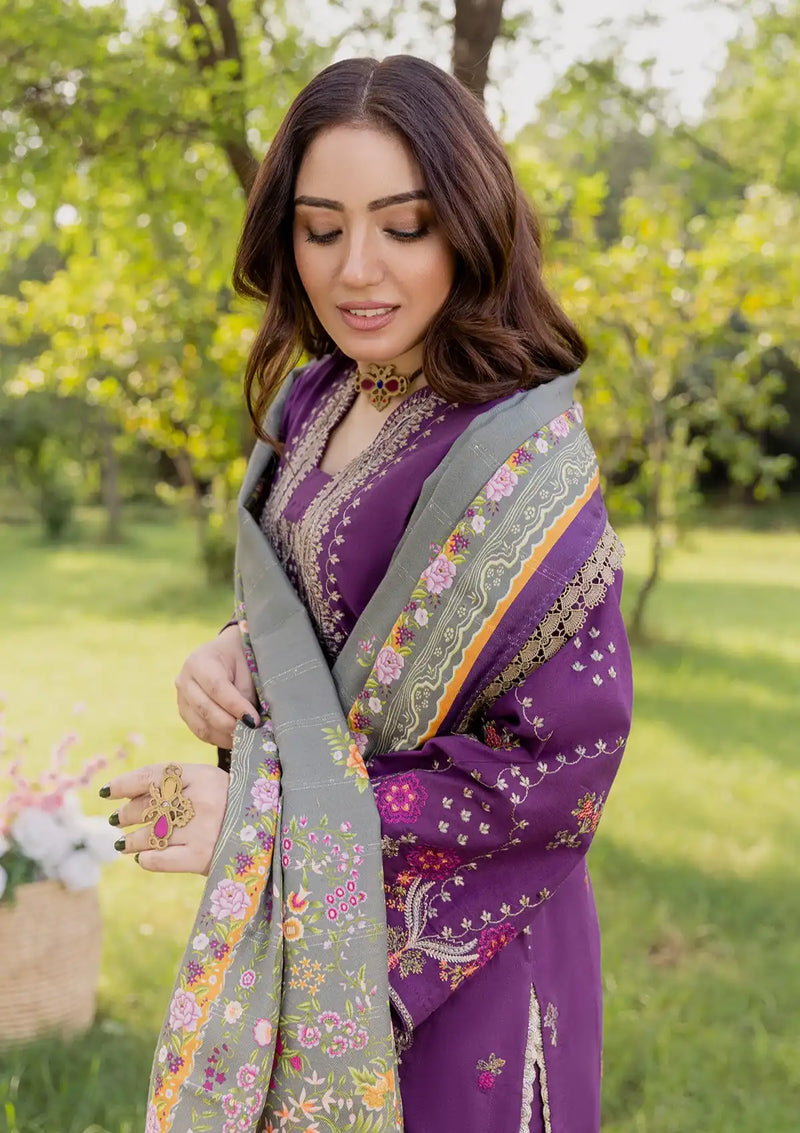 Peridot Emb Khaddaar'23 D-427-B - Mohsin Saeed Fabrics