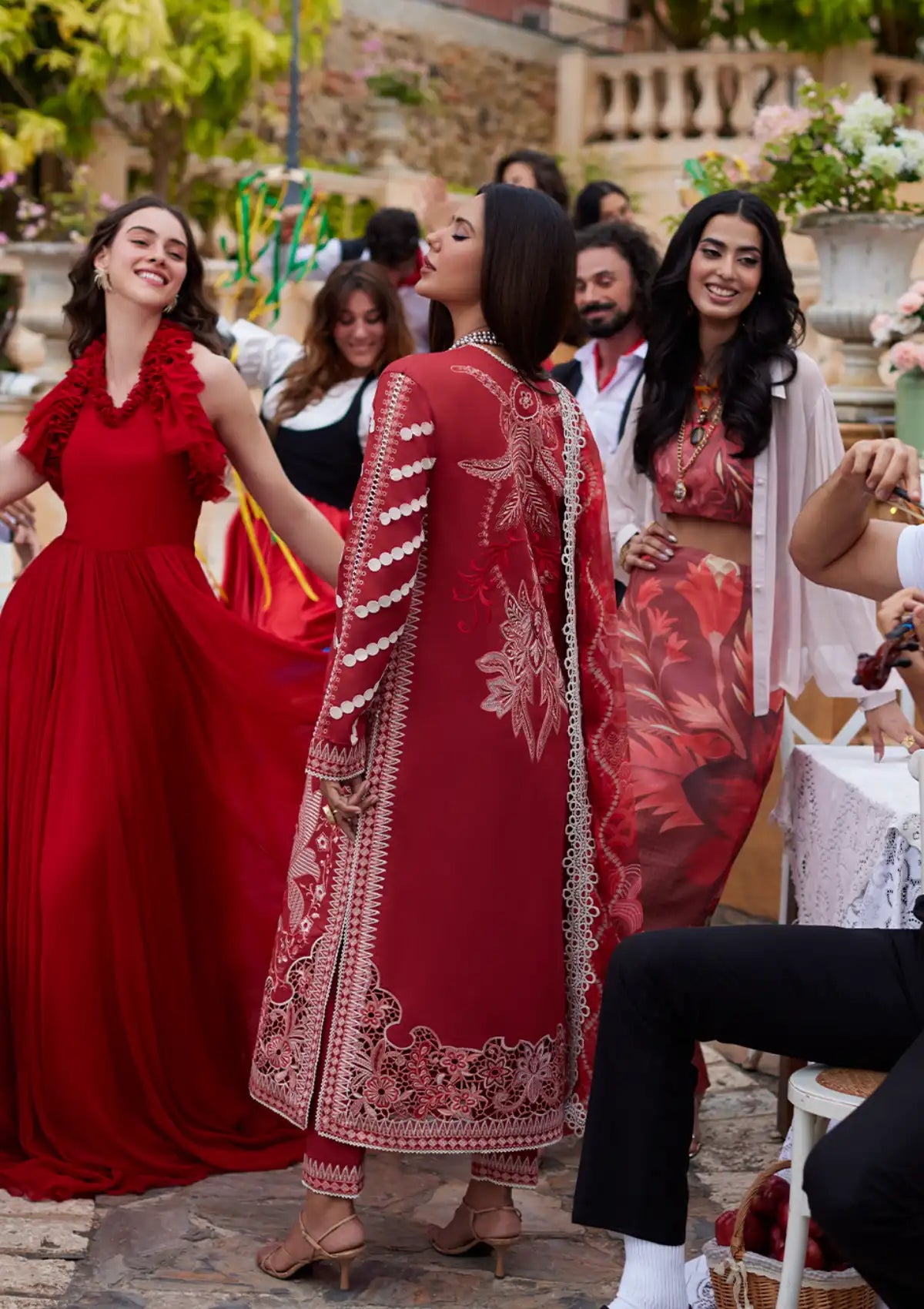 Mushq Te Amo Luxury Lawn'24 MSL-01 Amore Affair - Mohsin Saeed Fabrics