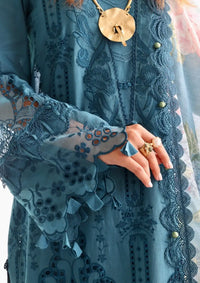 Saira Rizwan Luxury Lawn'24 SRLL-07 SAPPHIRE - Mohsin Saeed Fabrics