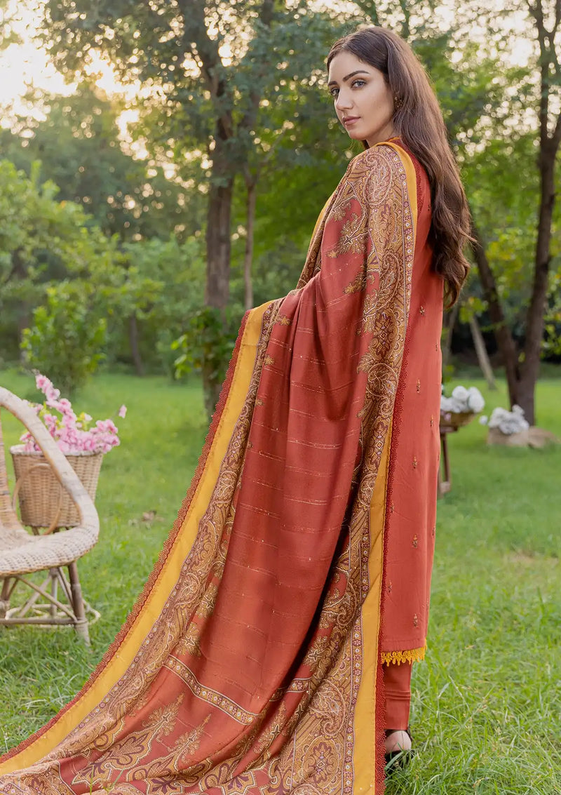 Peridot Emb Khaddaar'23 D-429-A - Mohsin Saeed Fabrics