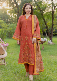 Peridot Emb Khaddaar'23 D-429-A - Mohsin Saeed Fabrics