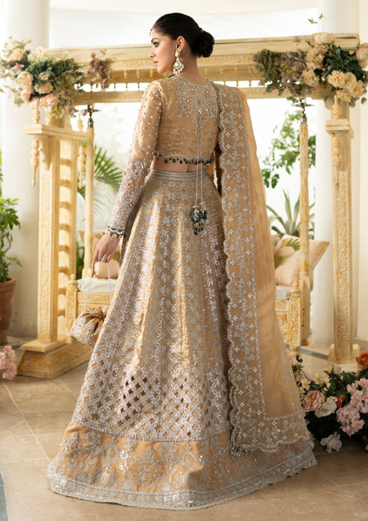 Qalamkar Dilnaz Wedding Formals'23 DN-01 IMAAN - Mohsin Saeed Fabrics