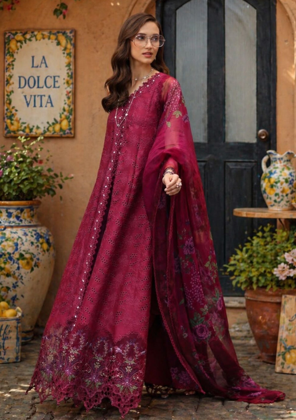 Noor by Saadia Asad Luxury Eid Schiffli Laserkari'26 D-04