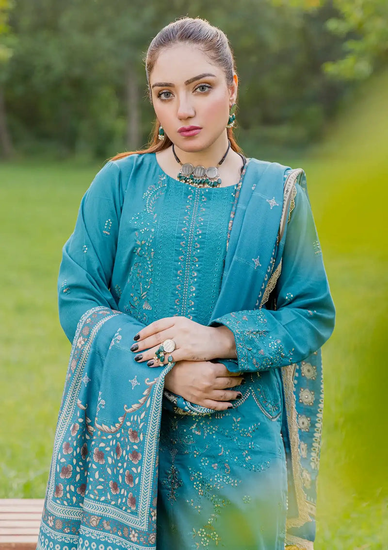 Peridot Emb Khaddaar'23 D-430-A - Mohsin Saeed Fabrics