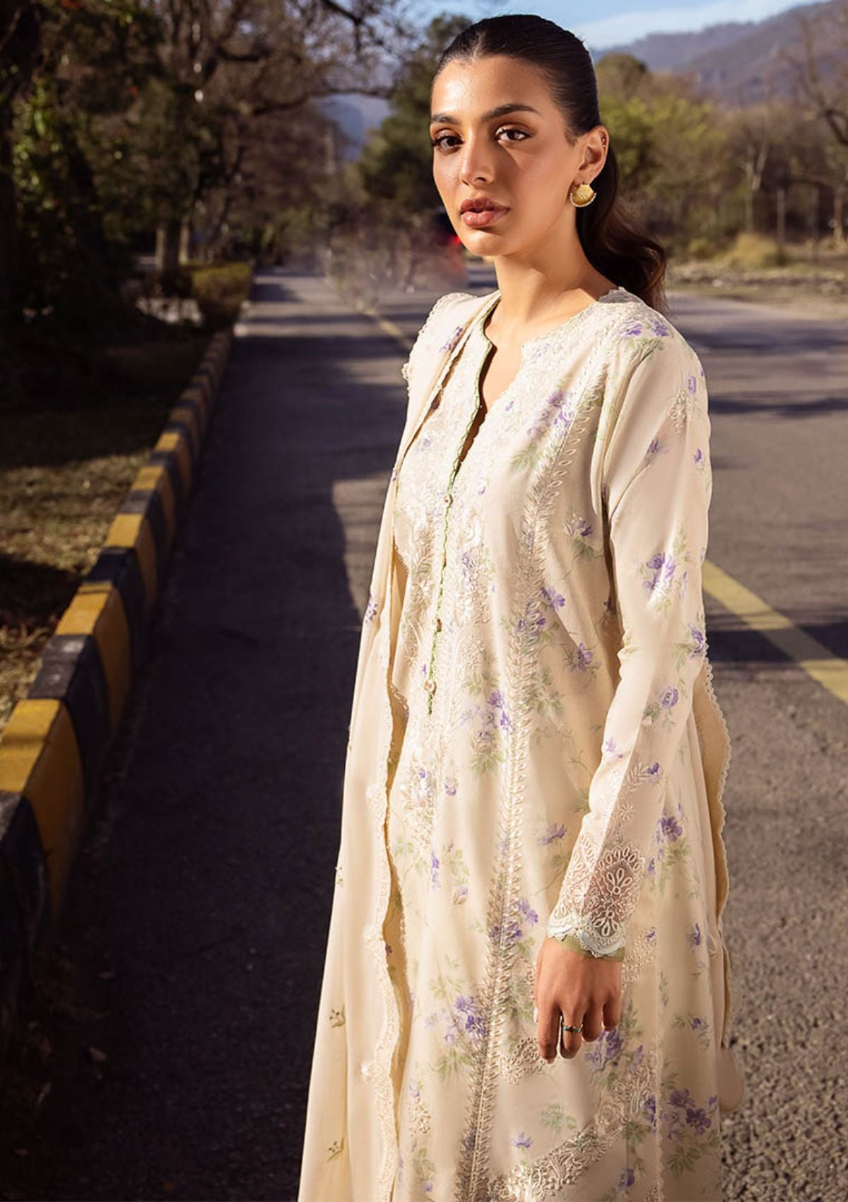 Zaha Lawn'24 ZL-04B (ASEMA) - Mohsin Saeed Fabrics