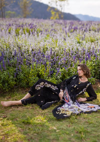 Mushq Hemline The Secret Garden'24 D-03B SWALLOWTAIL - Mohsin Saeed Fabrics