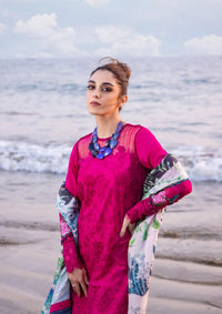 Saira Rizwan Luxury Lawn'24 SRLL-08 DAMASK - Mohsin Saeed Fabrics