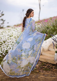 Mushq Hemline The Secret Garden'24 D-08A MYOSOTIS - Mohsin Saeed Fabrics