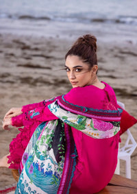 Saira Rizwan Luxury Lawn'24 SRLL-08 DAMASK - Mohsin Saeed Fabrics