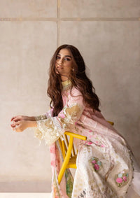 Saira Rizwan Luxury Lawn'24 SRLL-01 LAUREL - Mohsin Saeed Fabrics