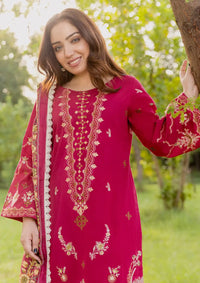 Peridot Emb Khaddaar'23 D-432-A - Mohsin Saeed Fabrics