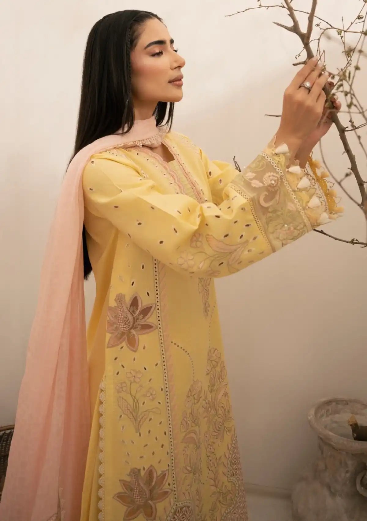 Cinq Capsule Luxury Eid Edit'24 CCL-19 FLEUR - Mohsin Saeed Fabrics