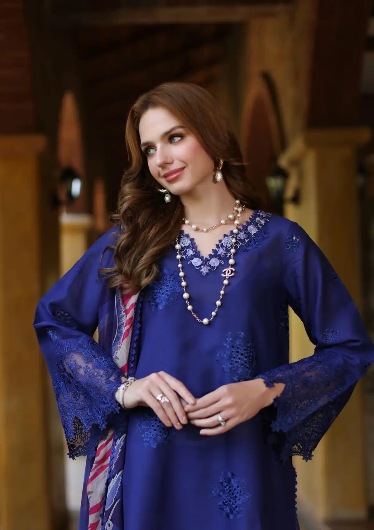 Noor by Saadia Asad Eid Luxe Printkari'24 D-12 - Mohsin Saeed Fabrics
