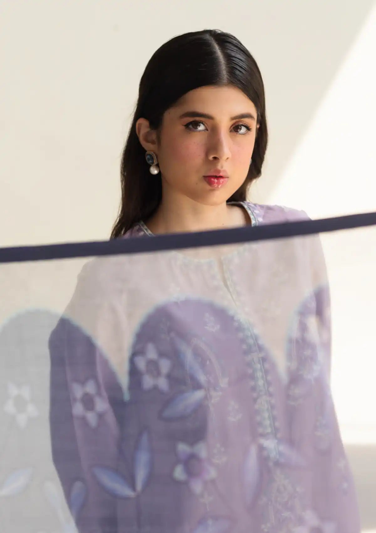 Coco By Zara Shahjahan Lawn'24 Vol-02 D-10B-LOVENT - Mohsin Saeed Fabrics