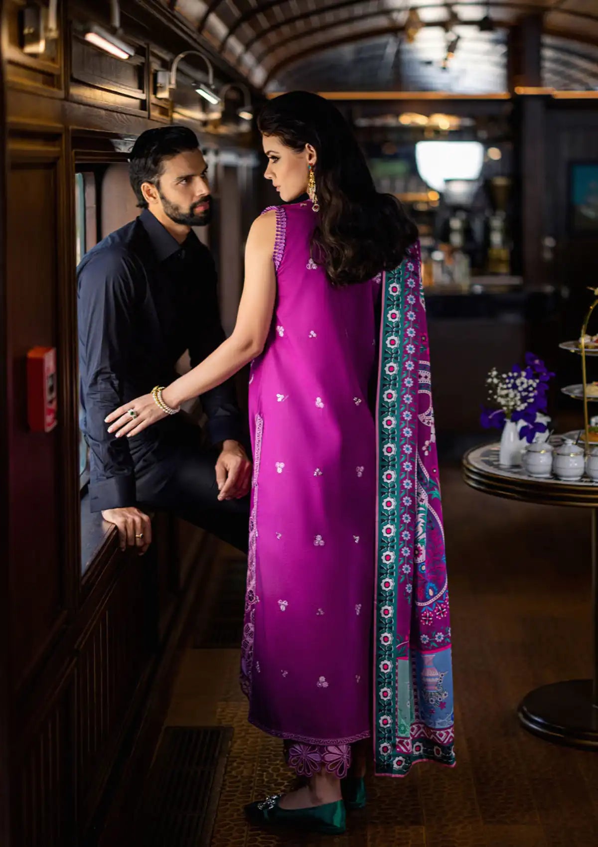 Mushq Orient Express Lawn'24 MUN-209 ORIENTELLA - Mohsin Saeed Fabrics