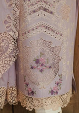 Manara Luxury Lawn'24 ML-04 LILIA - Mohsin Saeed Fabrics