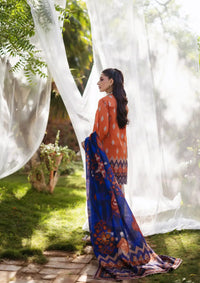 Tahra By Zainab Chottani Lawn'24 D-08A-LIZA - Mohsin Saeed Fabrics