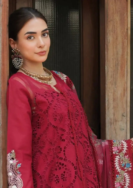 Manara Luxury Lawn'24 ML-06 MAHAY - Mohsin Saeed Fabrics