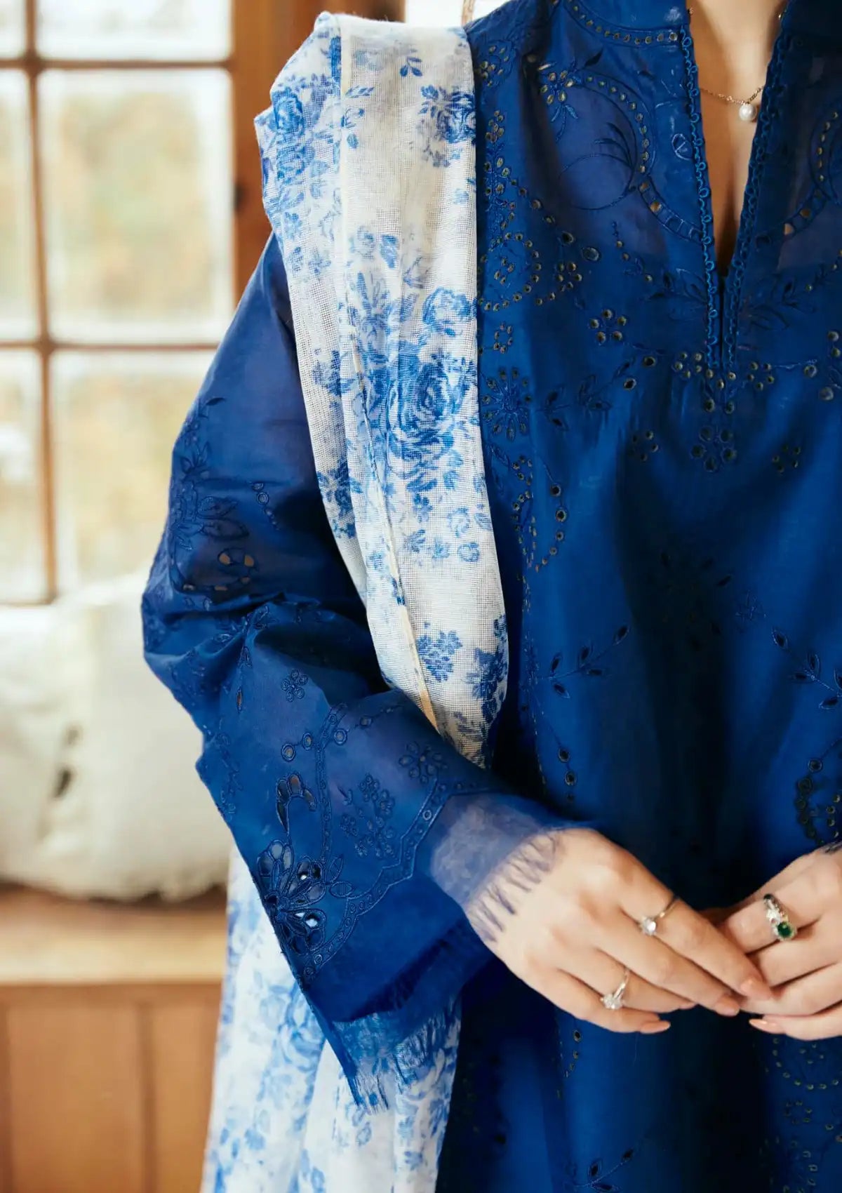 Coco By Zara Shahjahan Lawn'24 Vol-02 D-02A-MYSA - Mohsin Saeed Fabrics