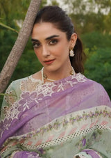 Manara Luxury Lawn'24 ML-03 AMALIA - Mohsin Saeed Fabrics