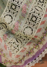 Manara Luxury Lawn'24 ML-03 AMALIA - Mohsin Saeed Fabrics