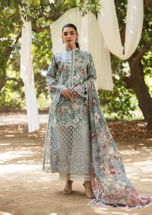 Tahra By Zainab Chottani Lawn'24 D-05A-SAMAHA - Mohsin Saeed Fabrics