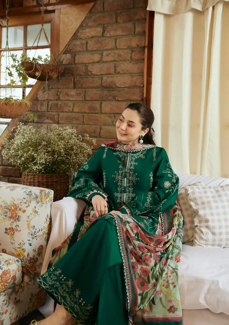 Coco By Zara Shahjahan Lawn'24 Vol-02 D-09A-ZAIRA - Mohsin Saeed Fabrics