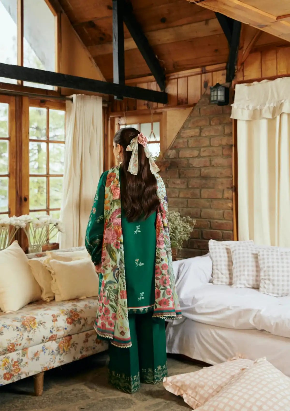 Coco By Zara Shahjahan Lawn'24 Vol-02 D-09A-ZAIRA - Mohsin Saeed Fabrics