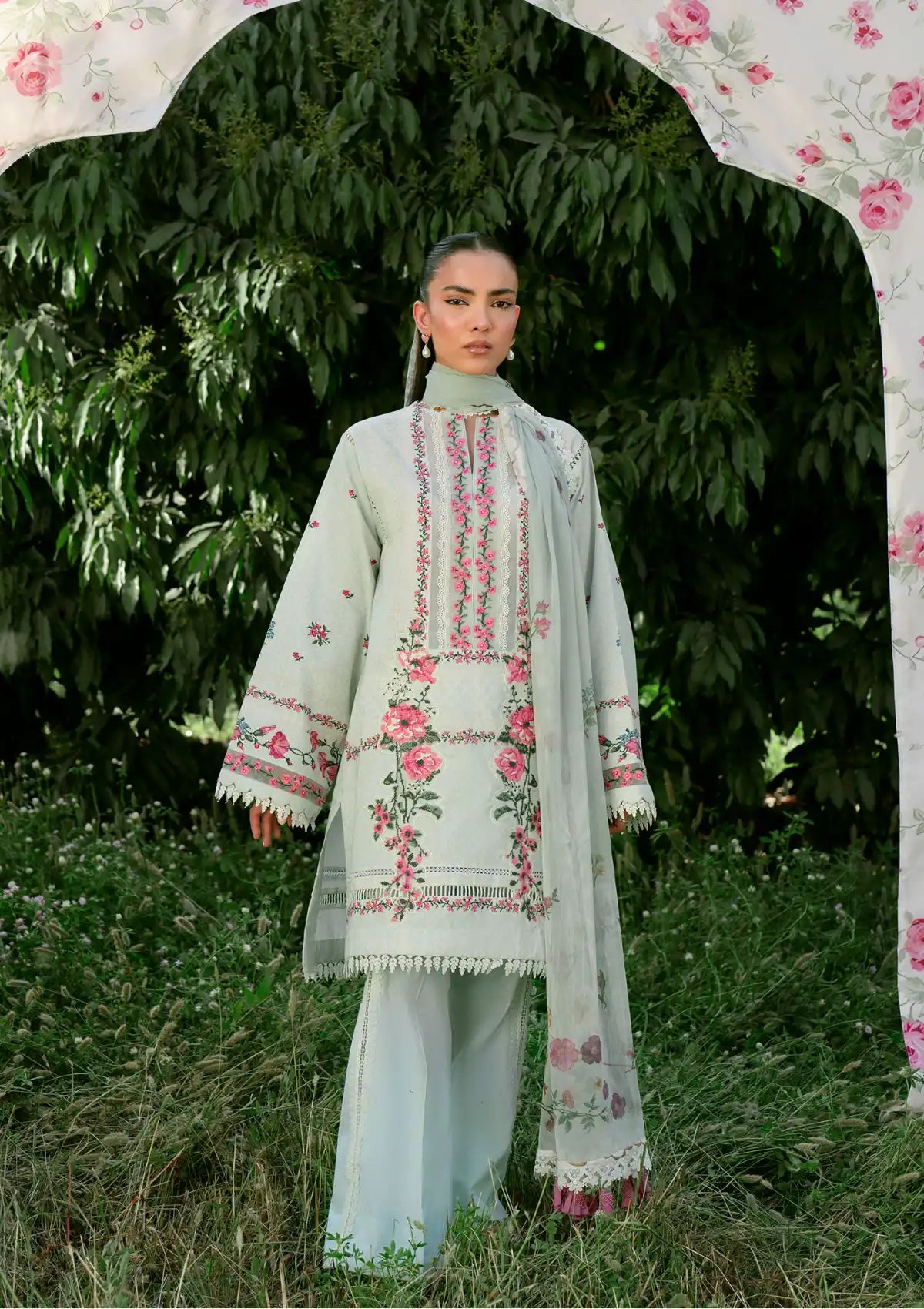 Sardinia Cocktail Summers Print Edit'24 SR-304 ROSA - Mohsin Saeed Fabrics
