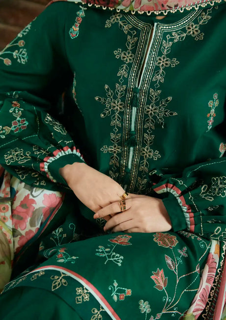 Coco By Zara Shahjahan Lawn'24 Vol-02 D-09A-ZAIRA - Mohsin Saeed Fabrics
