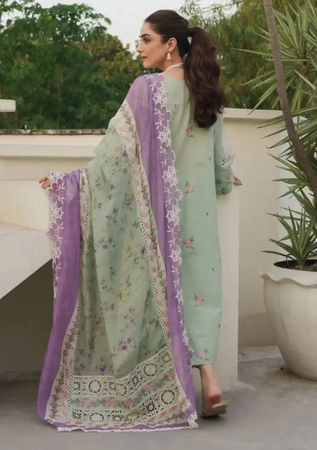 Manara Luxury Lawn'24 ML-03 AMALIA - Mohsin Saeed Fabrics
