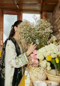 Coco By Zara Shahjahan Lawn'24 Vol-02 D-07A-ARELA - Mohsin Saeed Fabrics