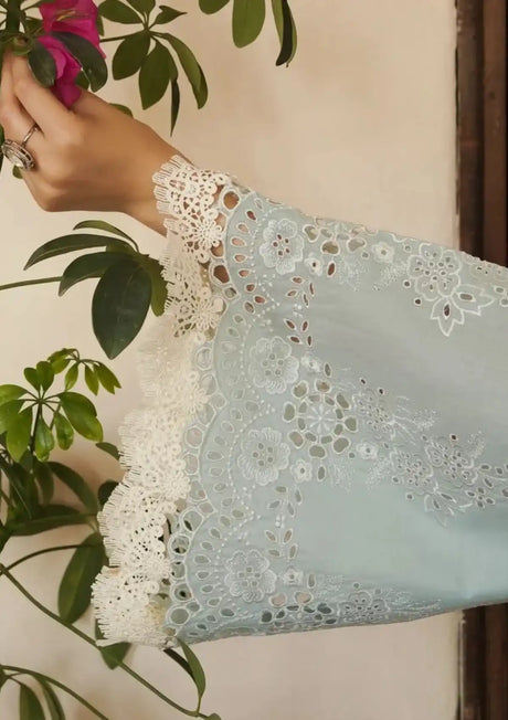 Manara Luxury Lawn'24 ML-10 PARISHAY - Mohsin Saeed Fabrics