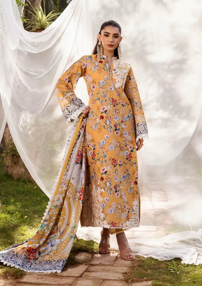 Tahra By Zainab Chottani Lawn'24 D-02A-BEEHA - Mohsin Saeed Fabrics