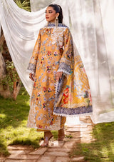 Tahra By Zainab Chottani Lawn'24 D-02A-BEEHA - Mohsin Saeed Fabrics