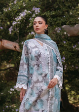 Tahra By Zainab Chottani Lawn'24 D-03A-ZINNIA - Mohsin Saeed Fabrics