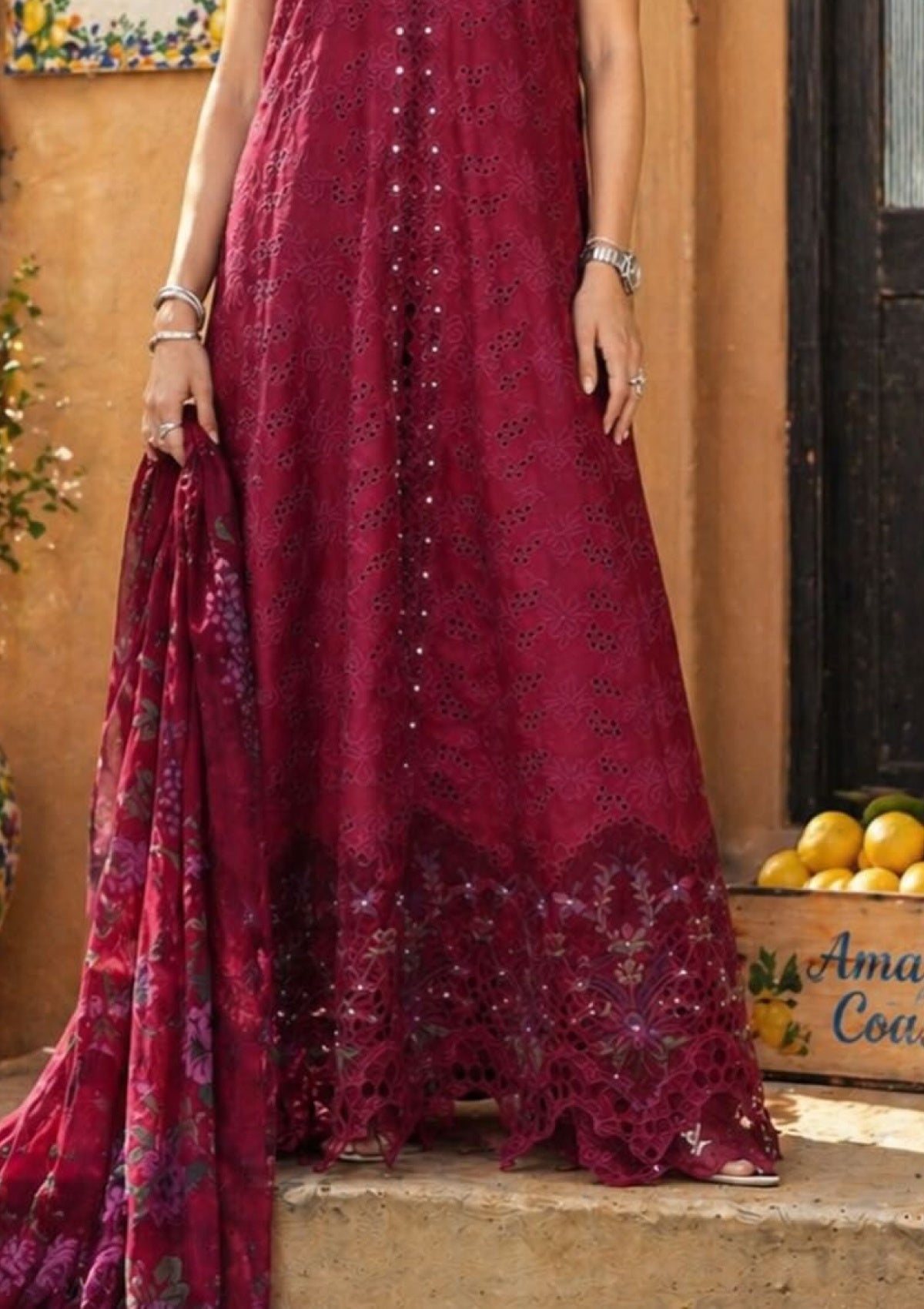 Noor by Saadia Asad Luxury Eid Schiffli Laserkari'26 D-04