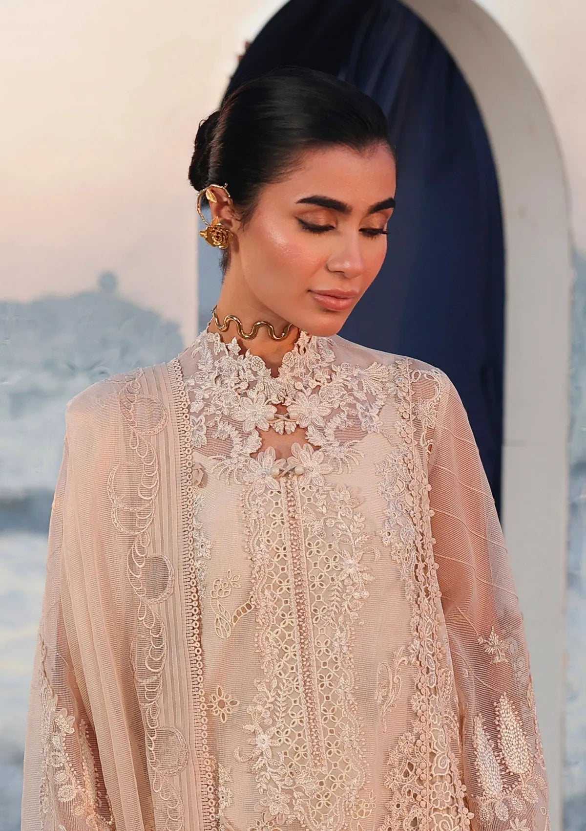 Qalamkar Sahil Luxury Lawn‘26 SA-15 Nehan