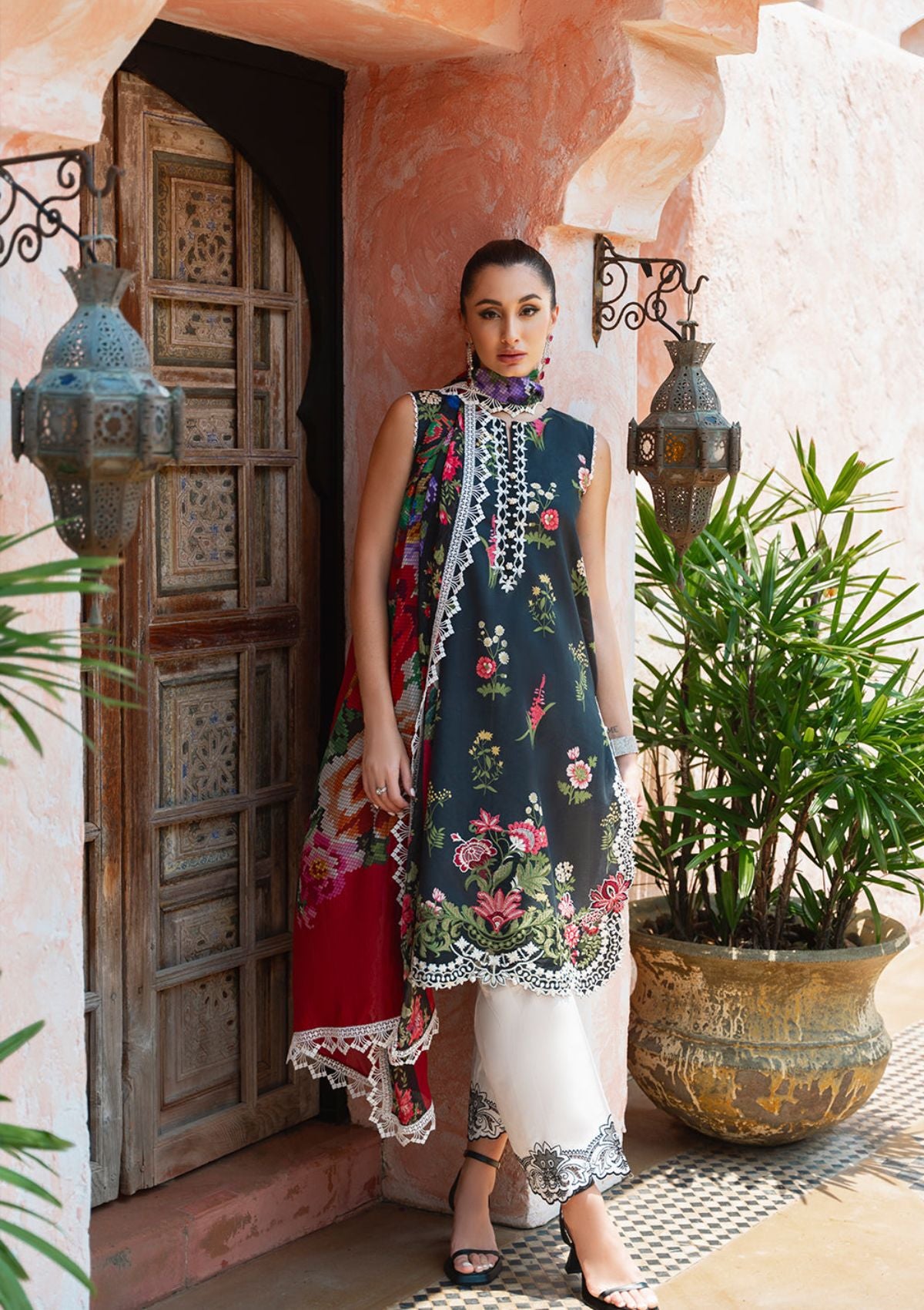 Saira Rizwan Lawn Vol-02'24 SR-08 Cecil - Mohsin Saeed Fabrics