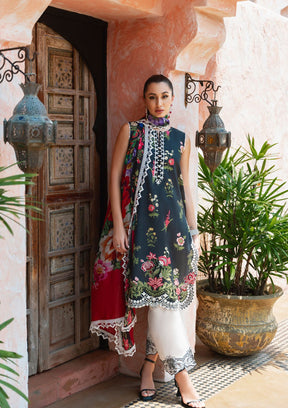 Saira Rizwan Lawn Vol-02'24 SR-08 Cecil - Mohsin Saeed Fabrics