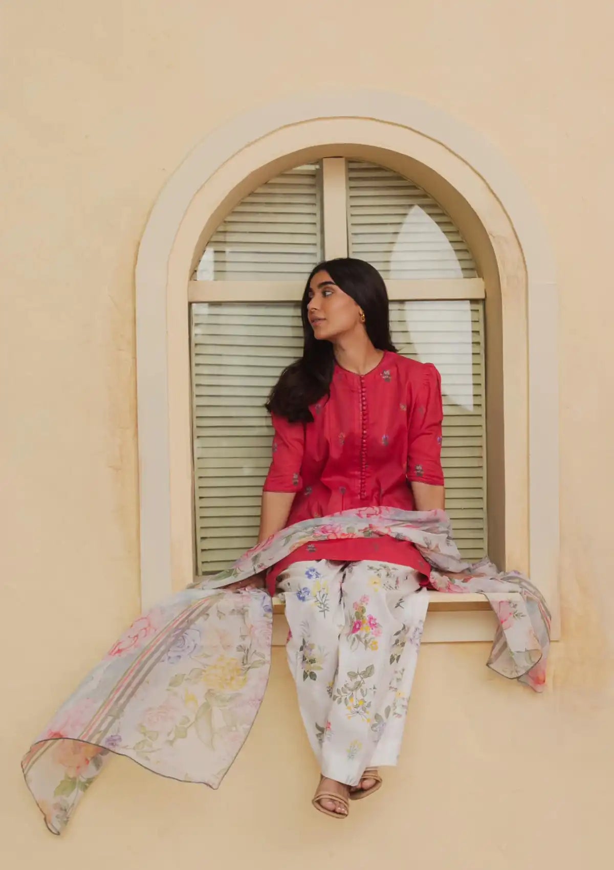 Coco Prints By Zara Shahjahan'24 D-02-COCO CHERRY