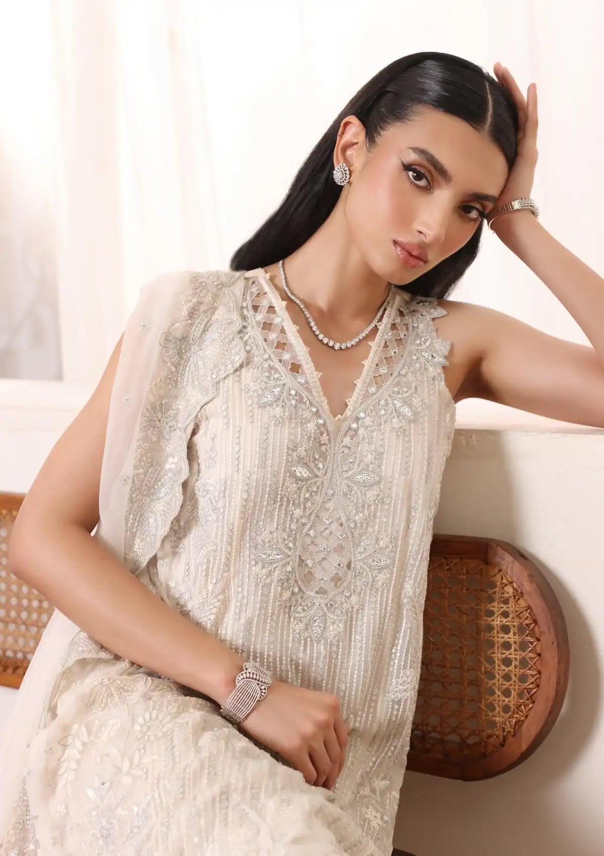 Noor by Saadia Asad Chiffon De Luxe'24 D-05 Seliel
