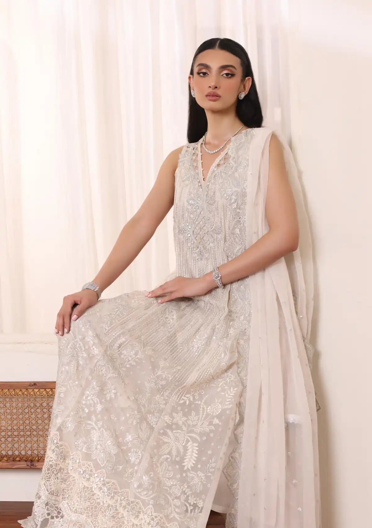 Noor by Saadia Asad Chiffon De Luxe'24 D-05 Seliel